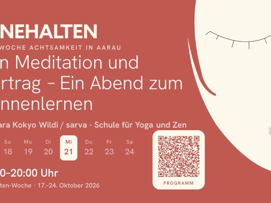 Zen Abend Innehalten Aarau meditation