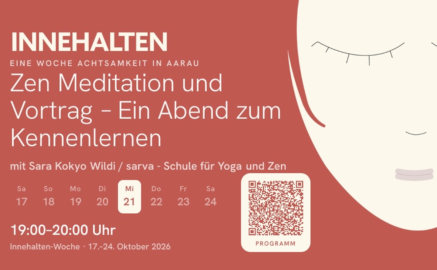Zen Abend Innehalten Aarau meditation